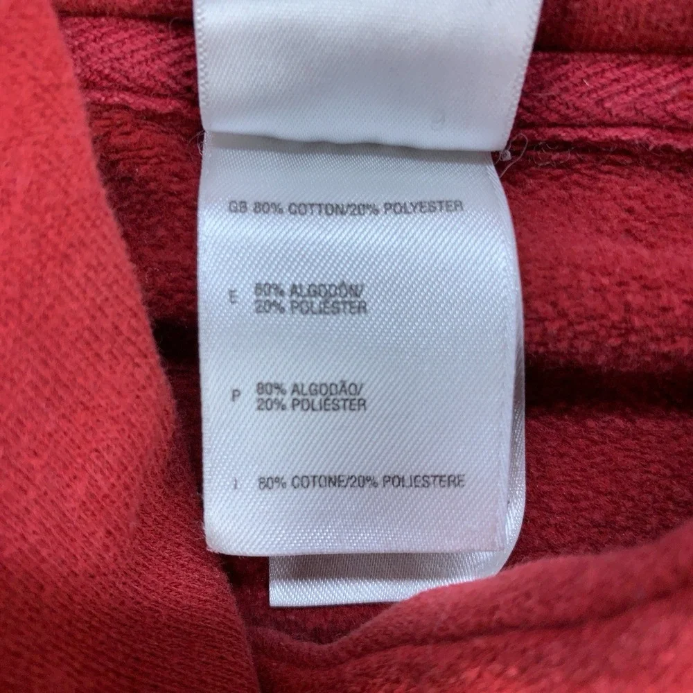 The North Face Hoodie Men's 2XL XXL Red Half Dome Pullover Outdoors Soft